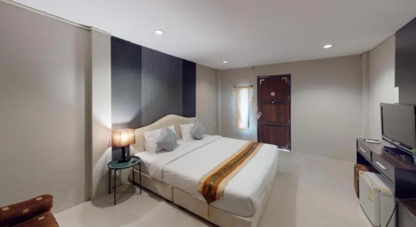 Bed in I-House Chiangrai