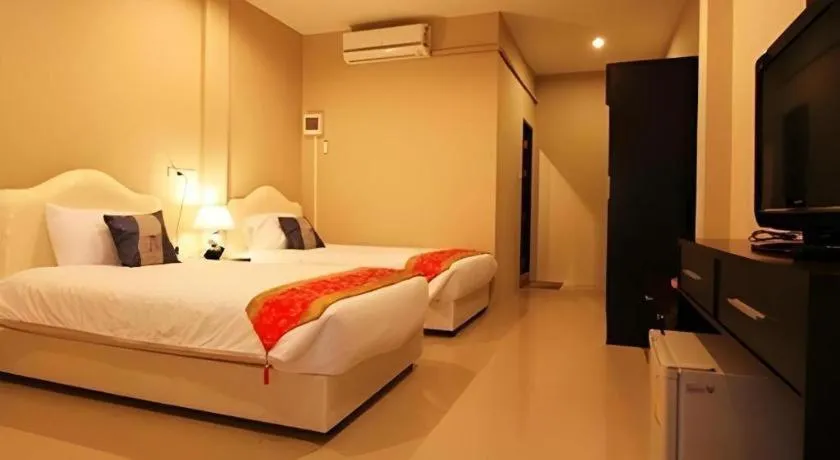 Bed in I-House Chiangrai