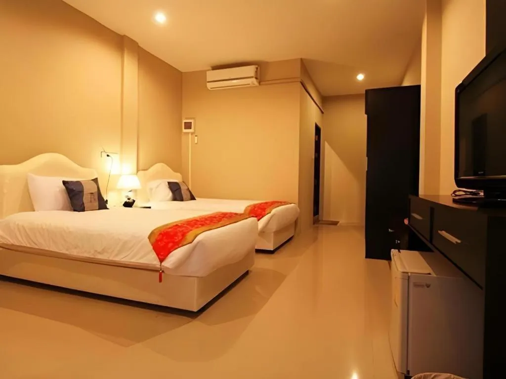 Bed in I-House Chiangrai