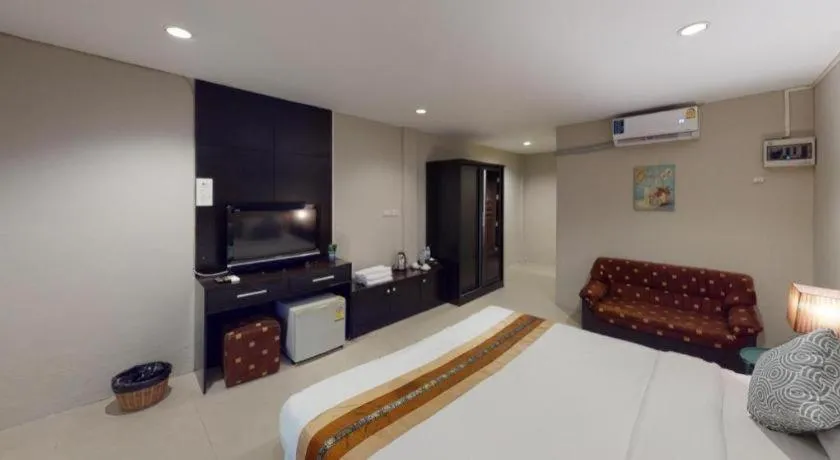 Bed in I-House Chiangrai