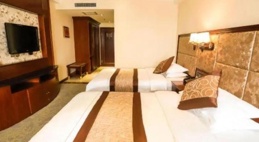 Bed in Changchun Global Hotel