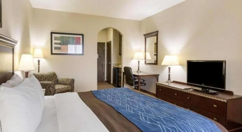 Bed in Comfort Inn & Suites Winnie