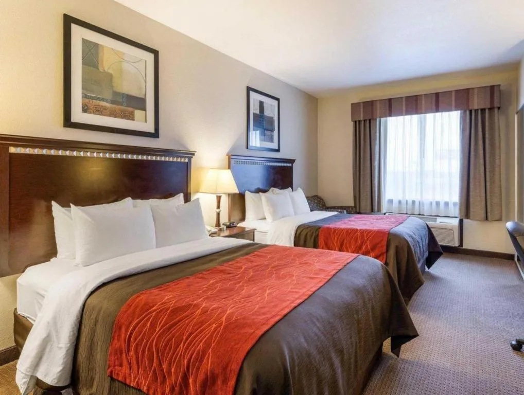 Bed in Comfort Inn & Suites Winnie