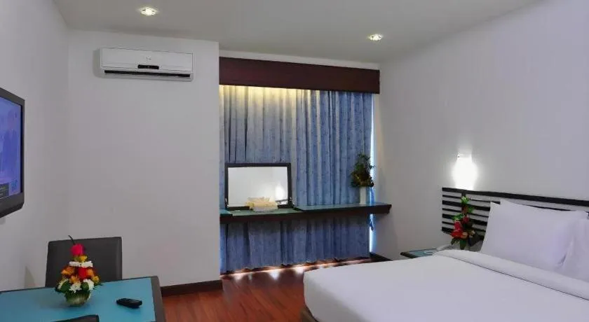 Bed in The Color Hotel