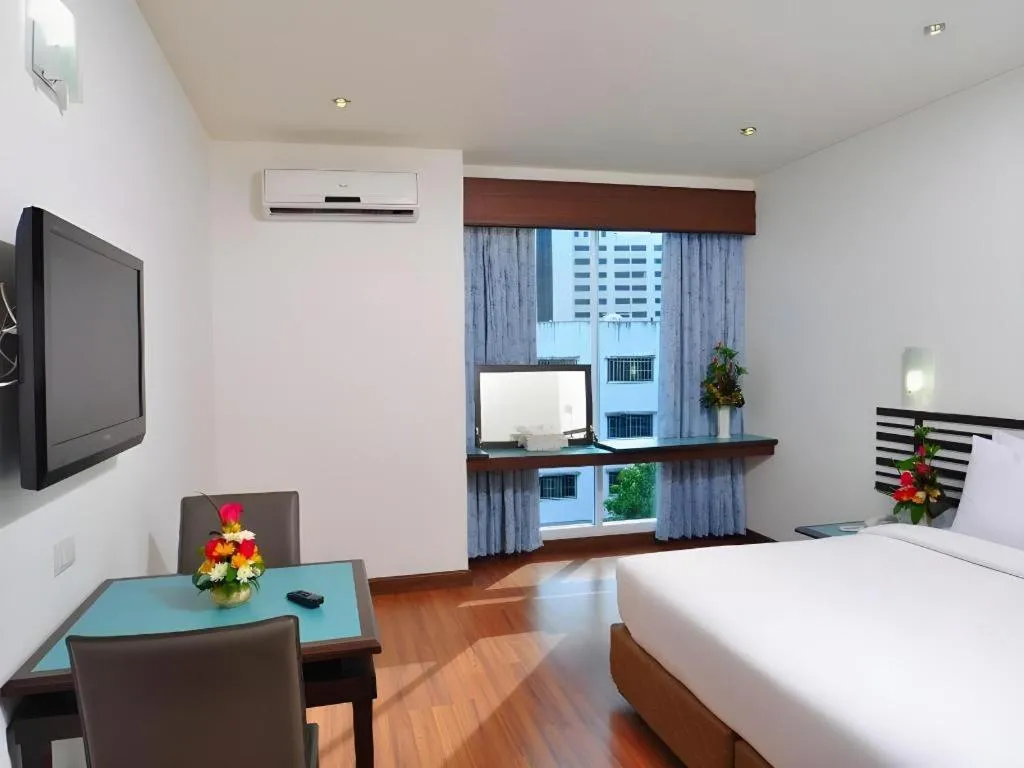 Bed in The Color Hotel