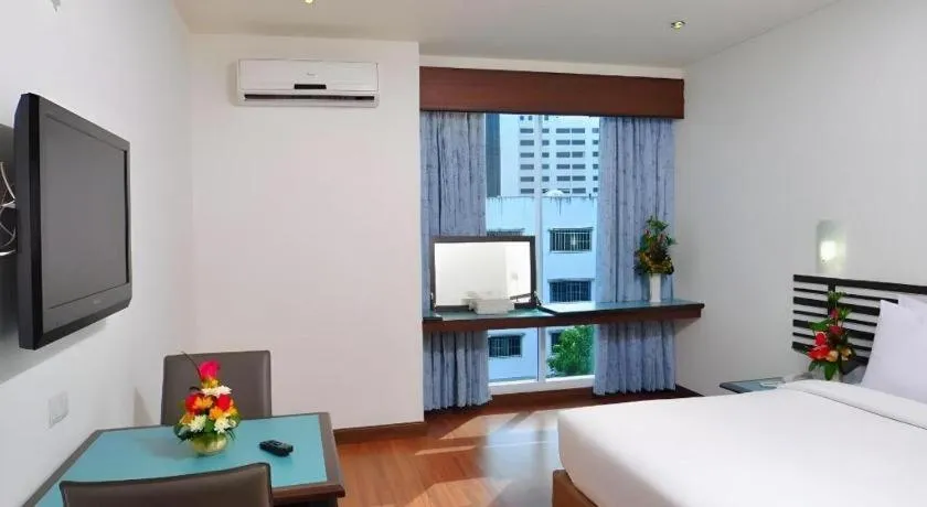 Bed in The Color Hotel