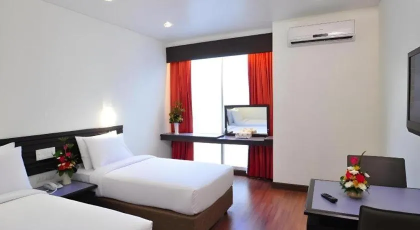 Bed in The Color Hotel