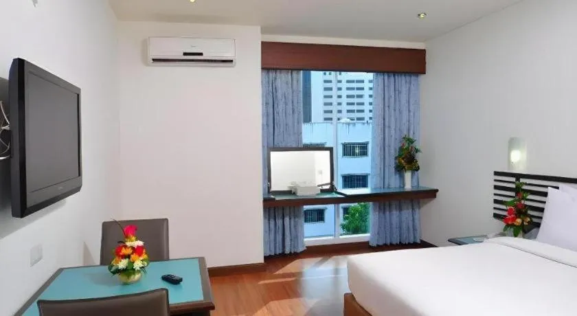 Bed in The Color Hotel