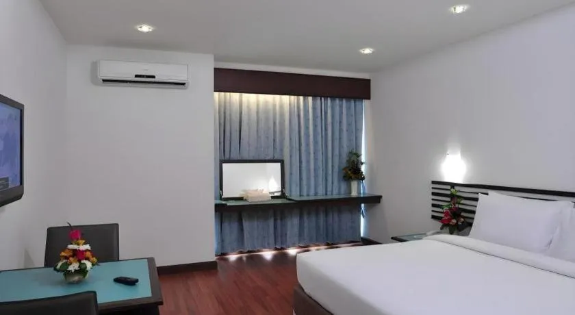 Bed in The Color Hotel