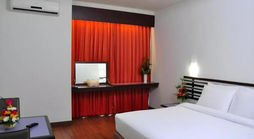 Bed in The Color Hotel