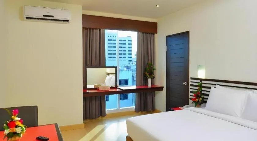 Bed in The Color Hotel