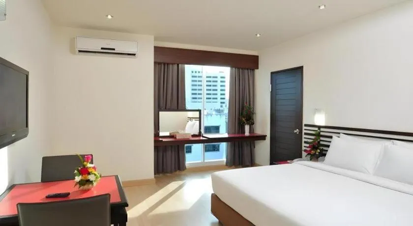 Bed in The Color Hotel