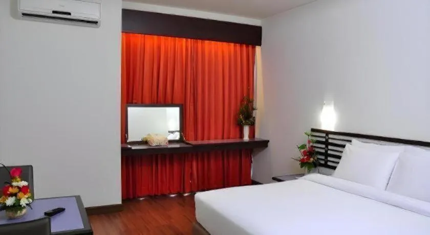 Bed in The Color Hotel