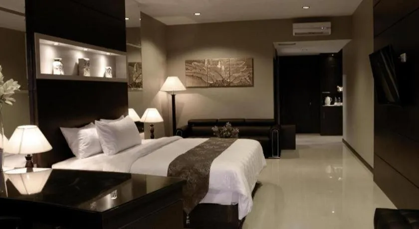 Bed in Mega Permata Hotel