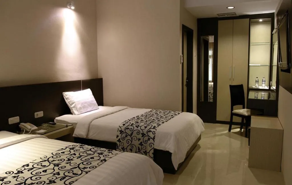 Bed in Mega Permata Hotel