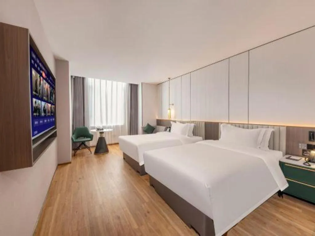 Bed in Shanshui Trends Hotel-Bantian Dong Branch