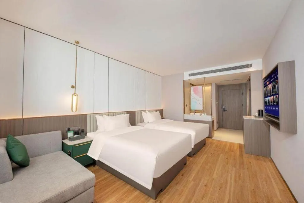 Bed in Shanshui Trends Hotel-Bantian Dong Branch