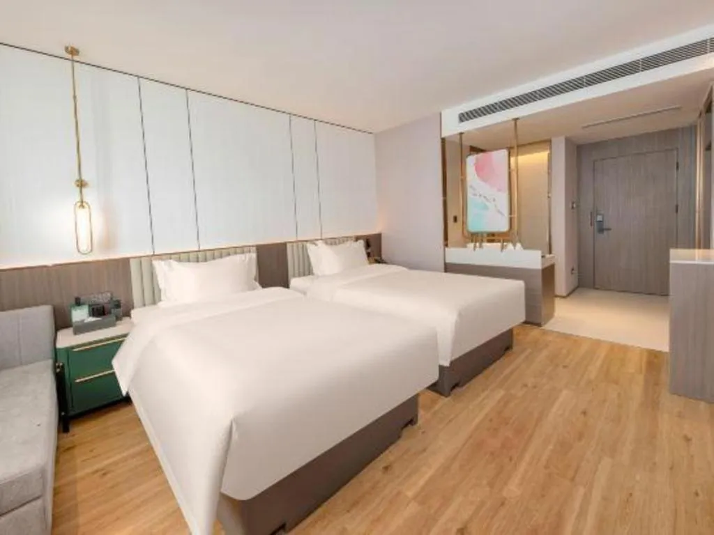 Bed in Shanshui Trends Hotel-Bantian Dong Branch