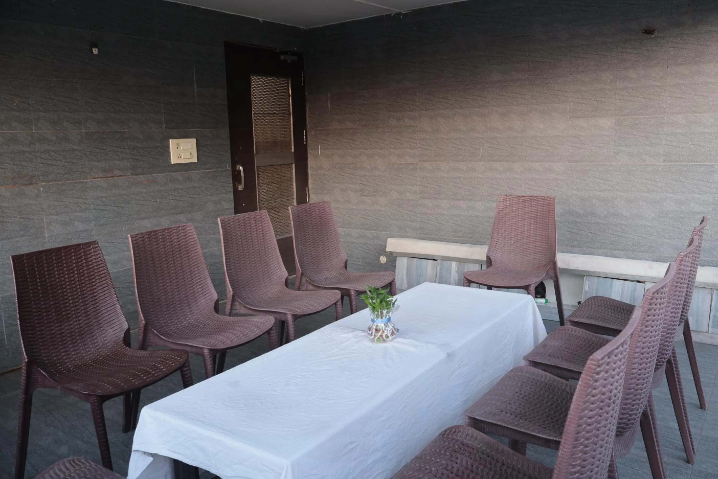 Seating area in Hotel Kabir