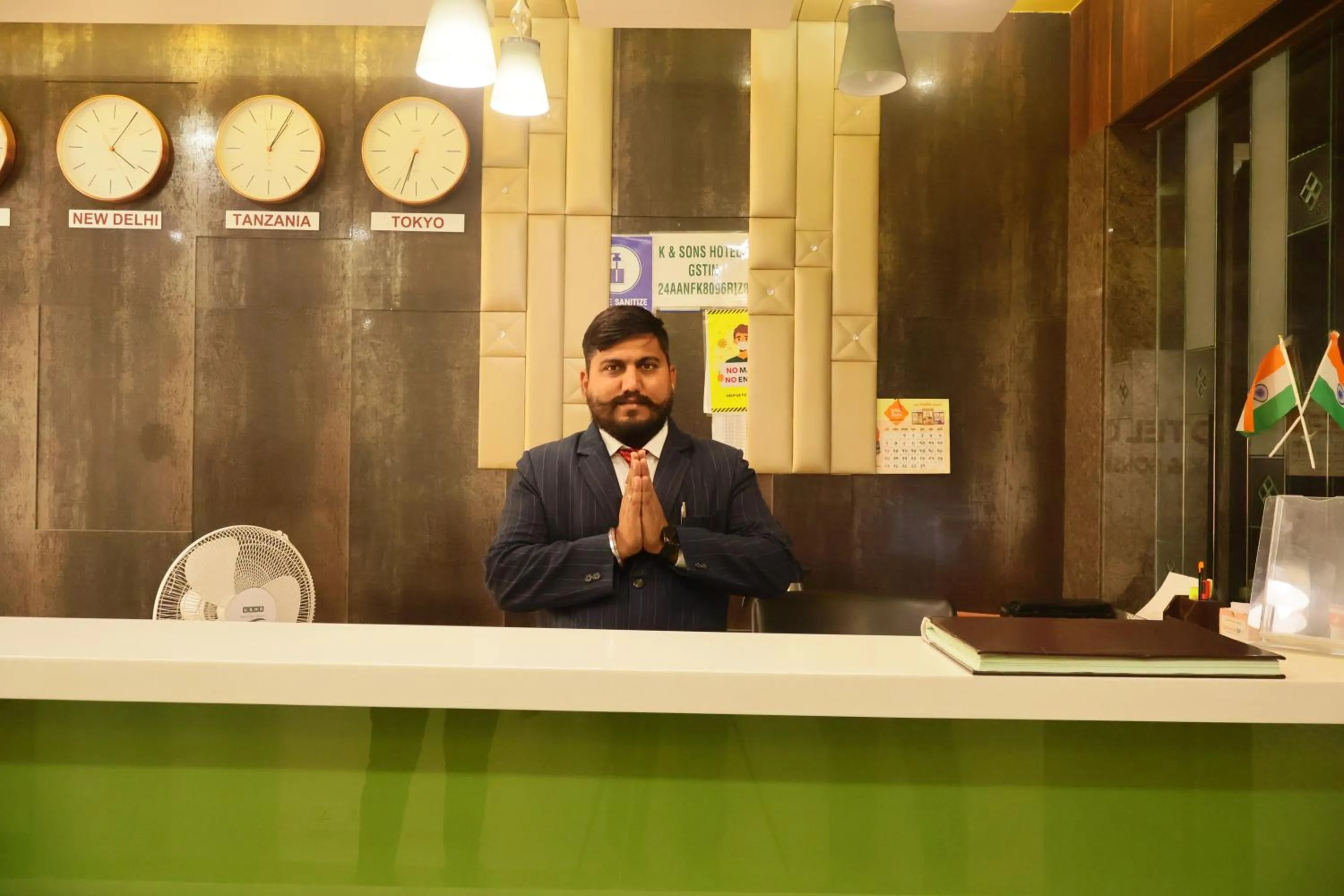 Lobby or reception in Hotel Kabir