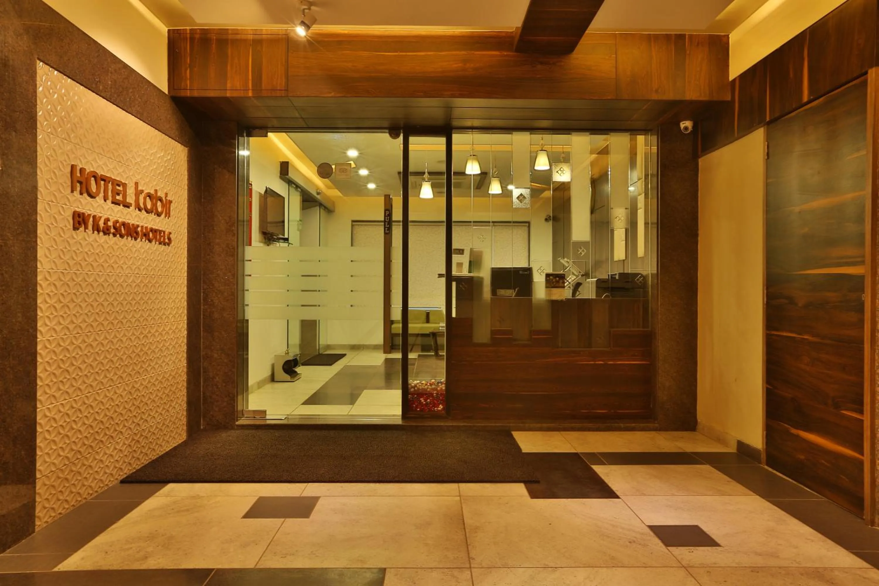 Lobby or reception in Hotel Kabir