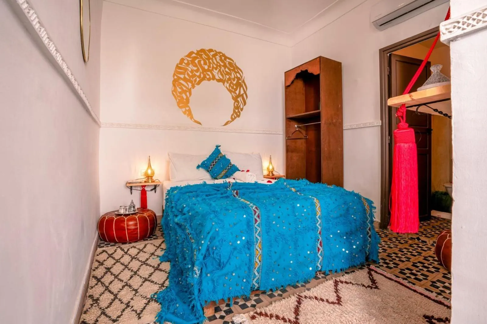 Bed in Riad Samir Privilege Boutique Hotel & Spa