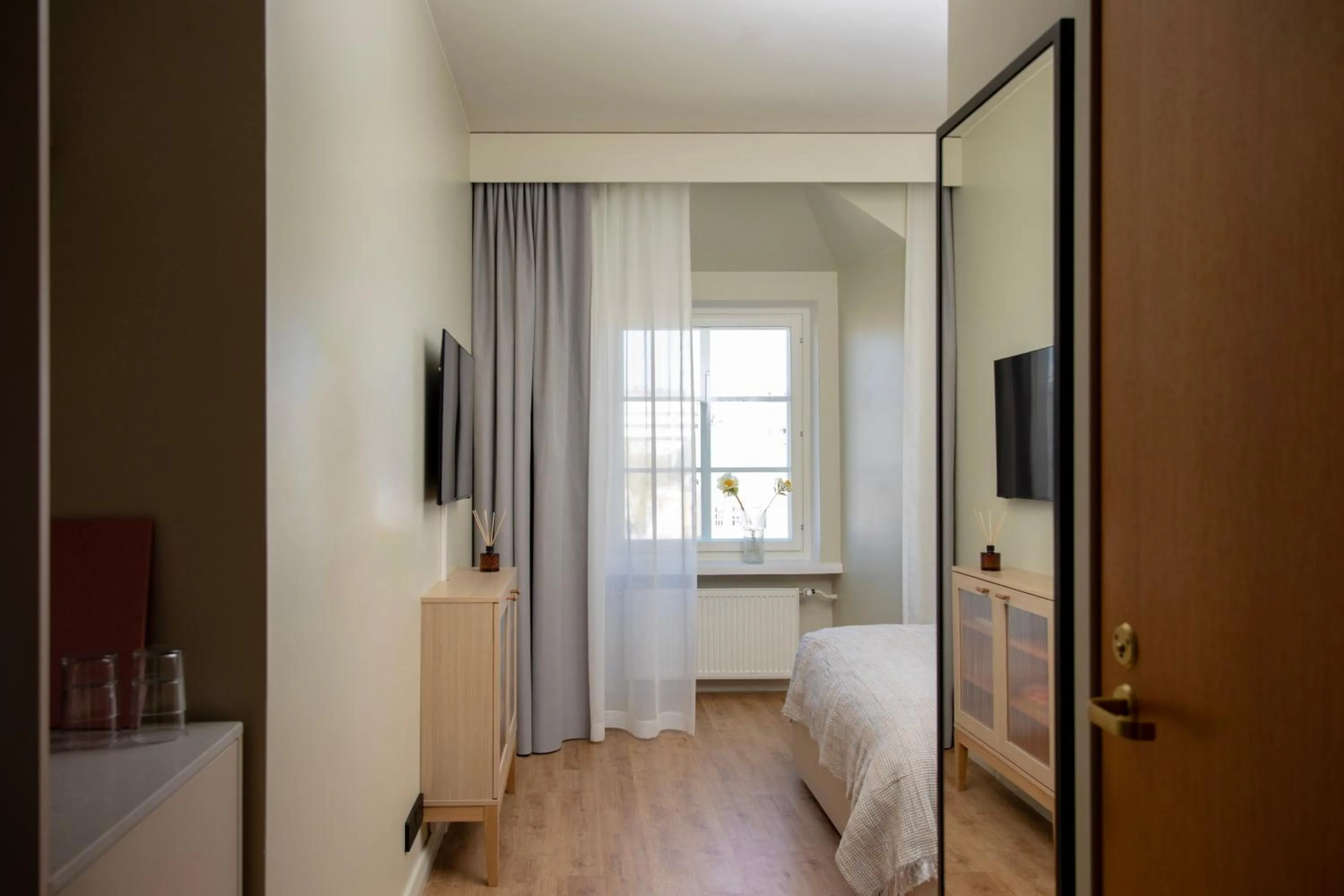 Bedroom, Bed in Bob W Turku City Centre