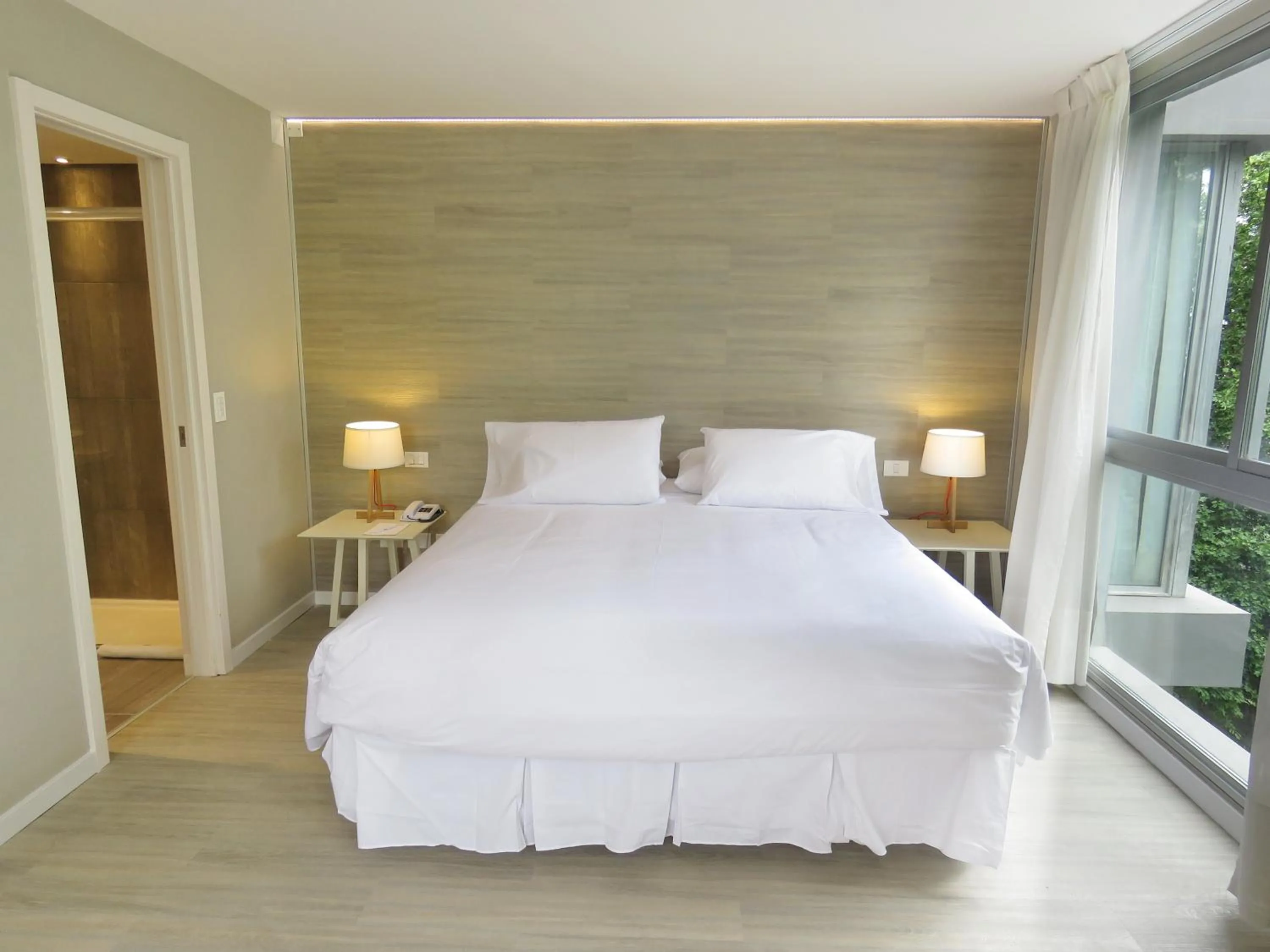 Bed in Smart Hotel Montevideo