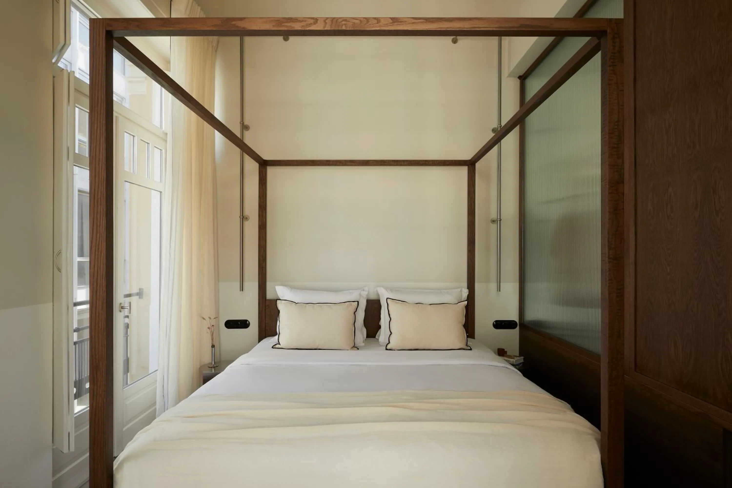 Bed in Ergon Bakehouse Athens