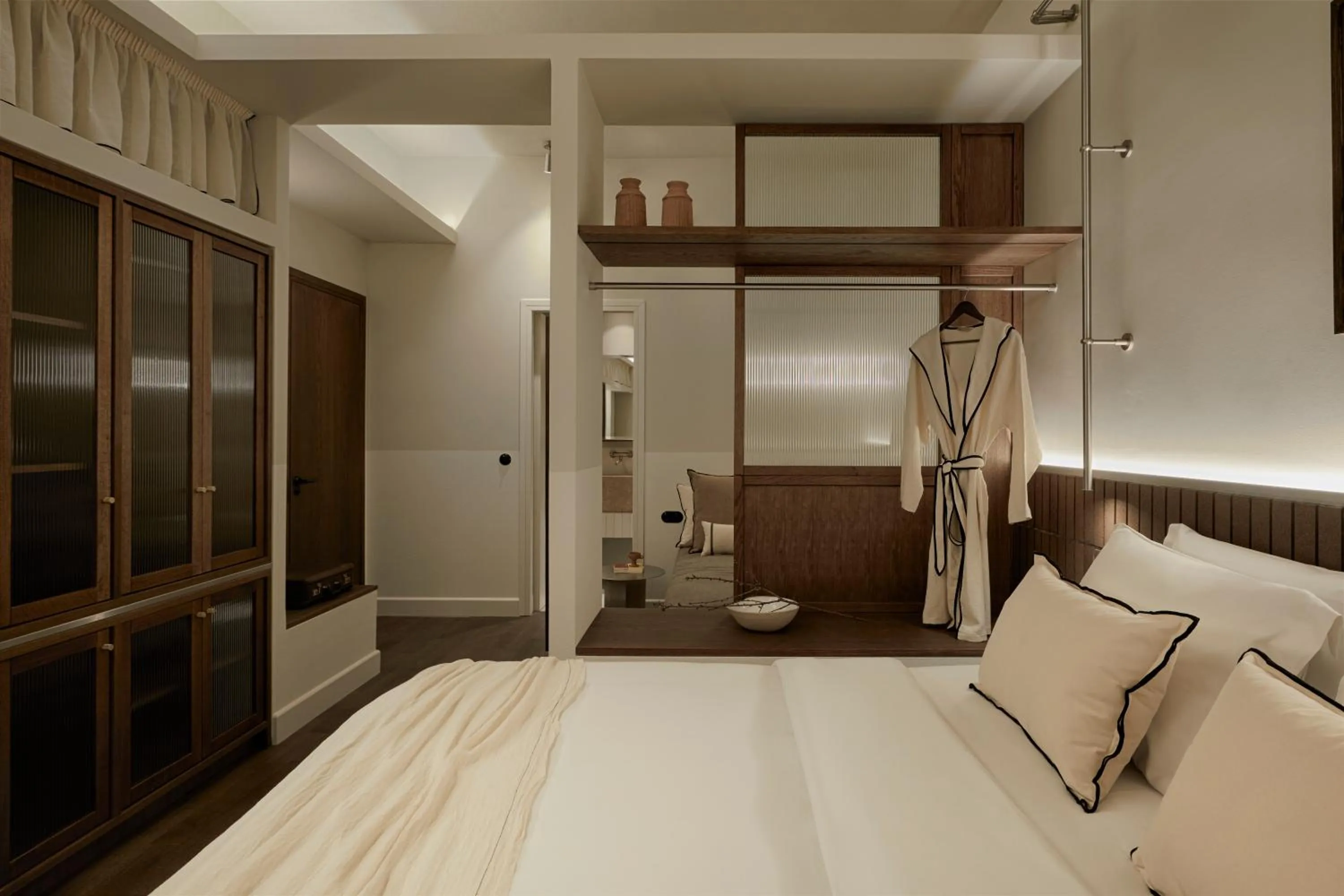 Bed in Ergon Bakehouse Athens