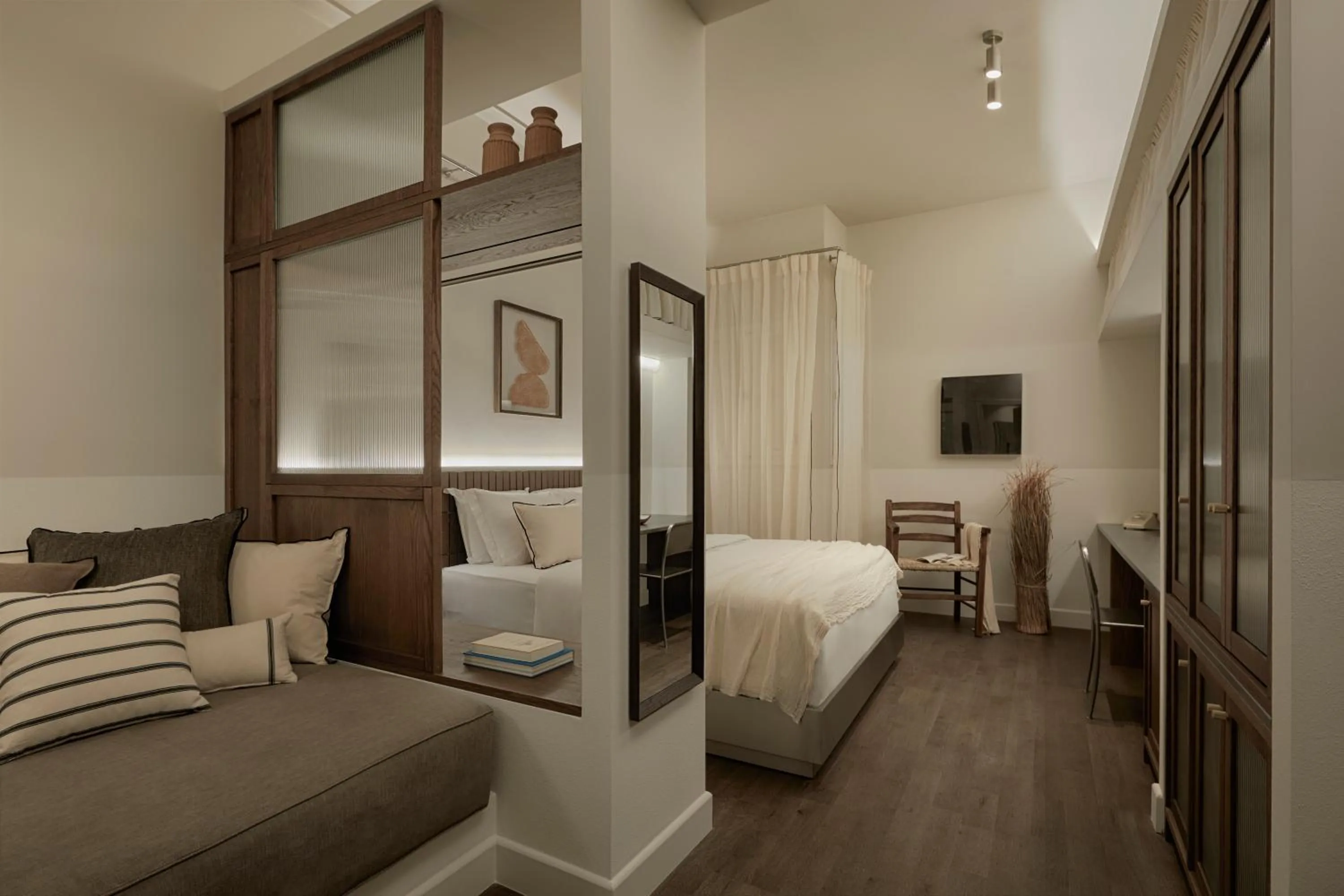 Bed in Ergon Bakehouse Athens