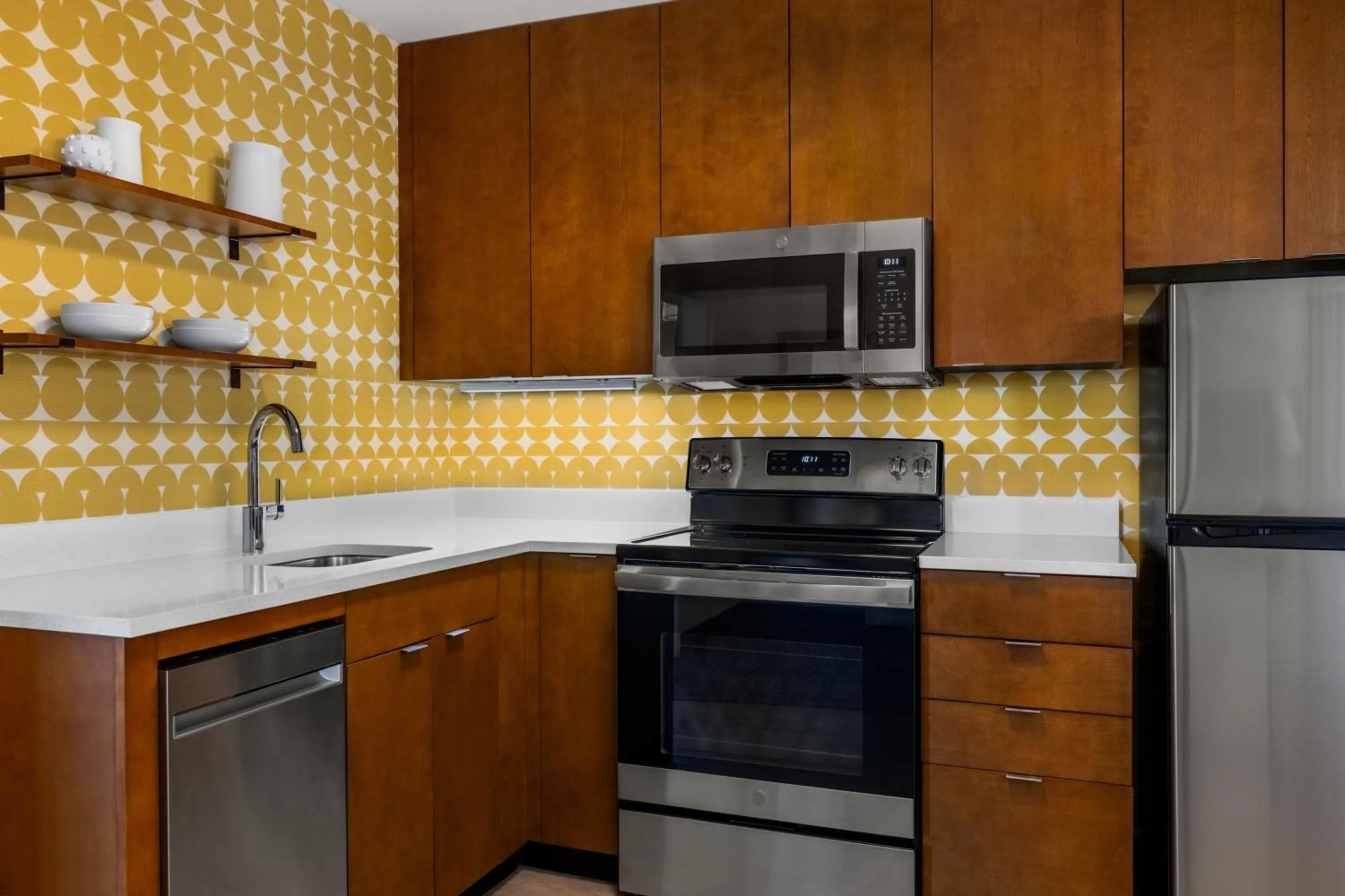 Kitchen or kitchenette in Residence Inn Panama City Beach Pier Park