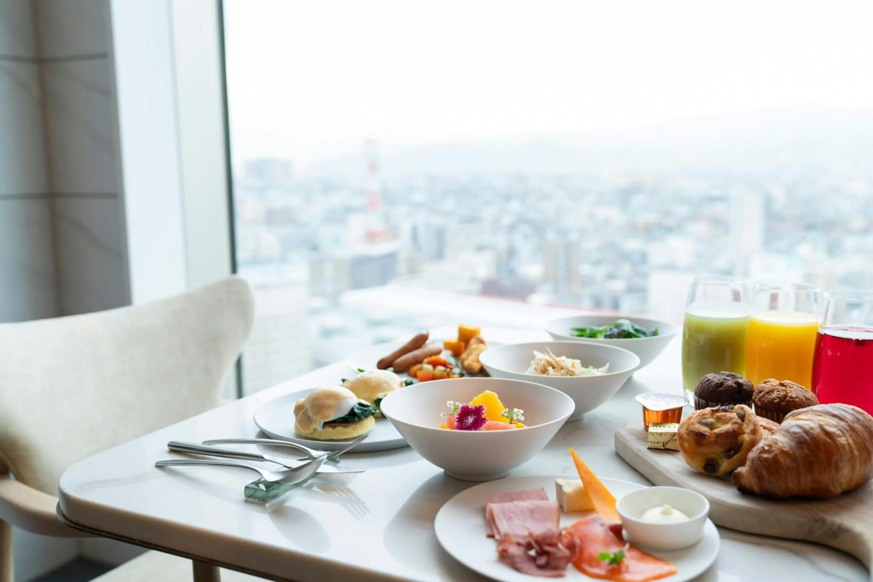 Breakfast in Courtyard by Marriott Fukui