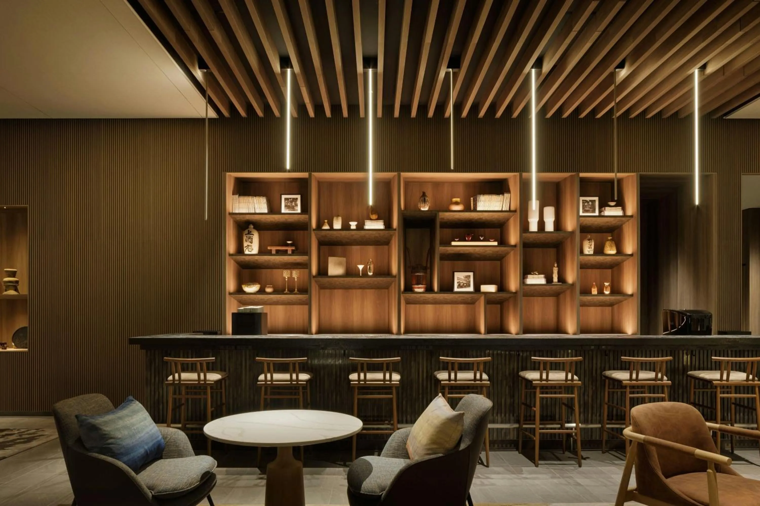 Lounge or bar in Courtyard by Marriott Fukui