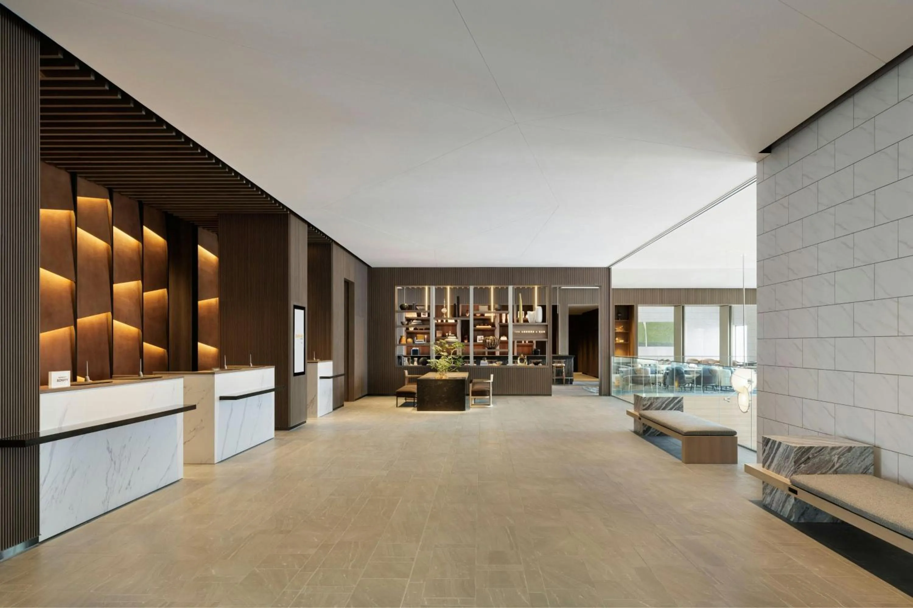 Lobby or reception in Courtyard by Marriott Fukui