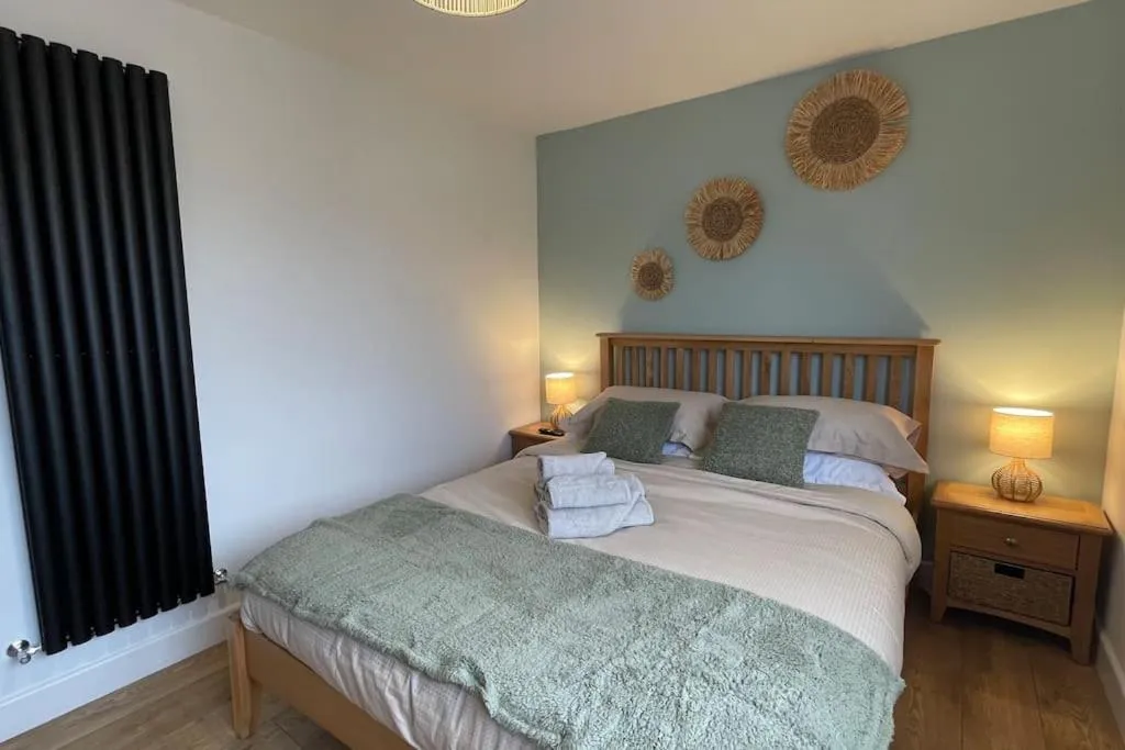 Bed in Braeview - by Caithness Luxury Apartments NC500 - 3 Bedroom Luxury holiday home - Sleeps Work teams upto 3 & holiday makers upto 5