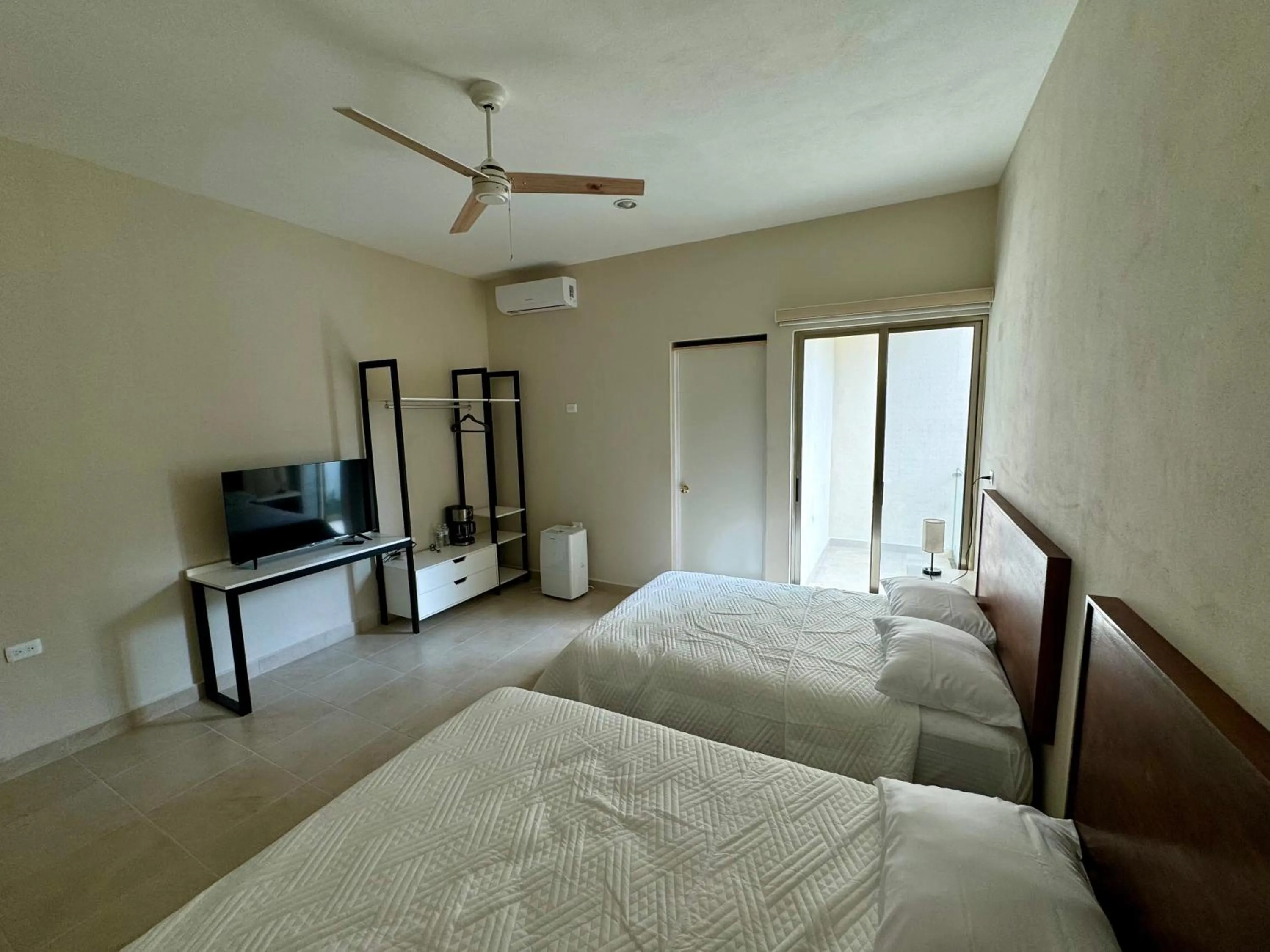 Bed in Villas Mar Turquesa Cozumel