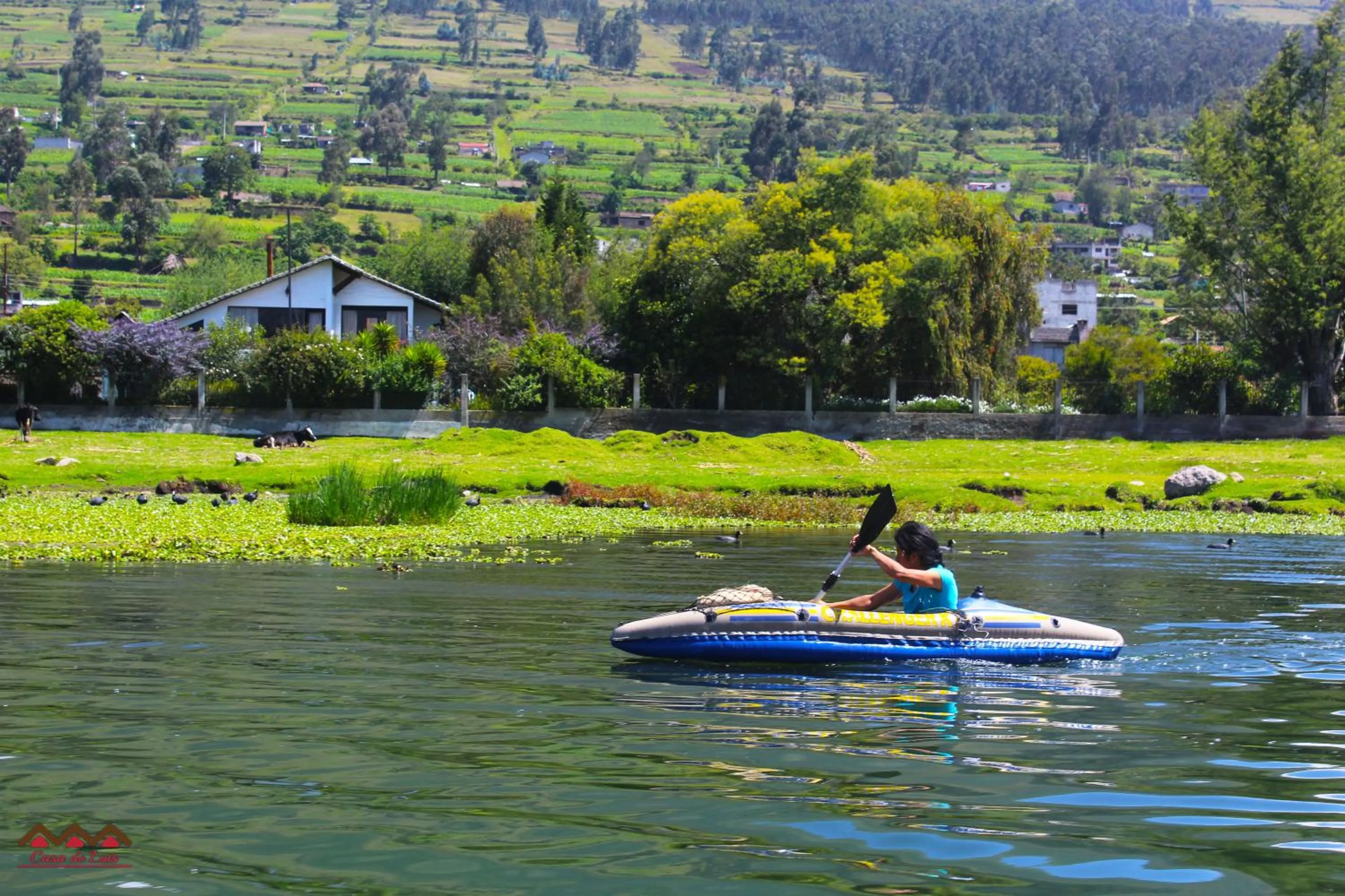 Canoeing in Casa de Luis