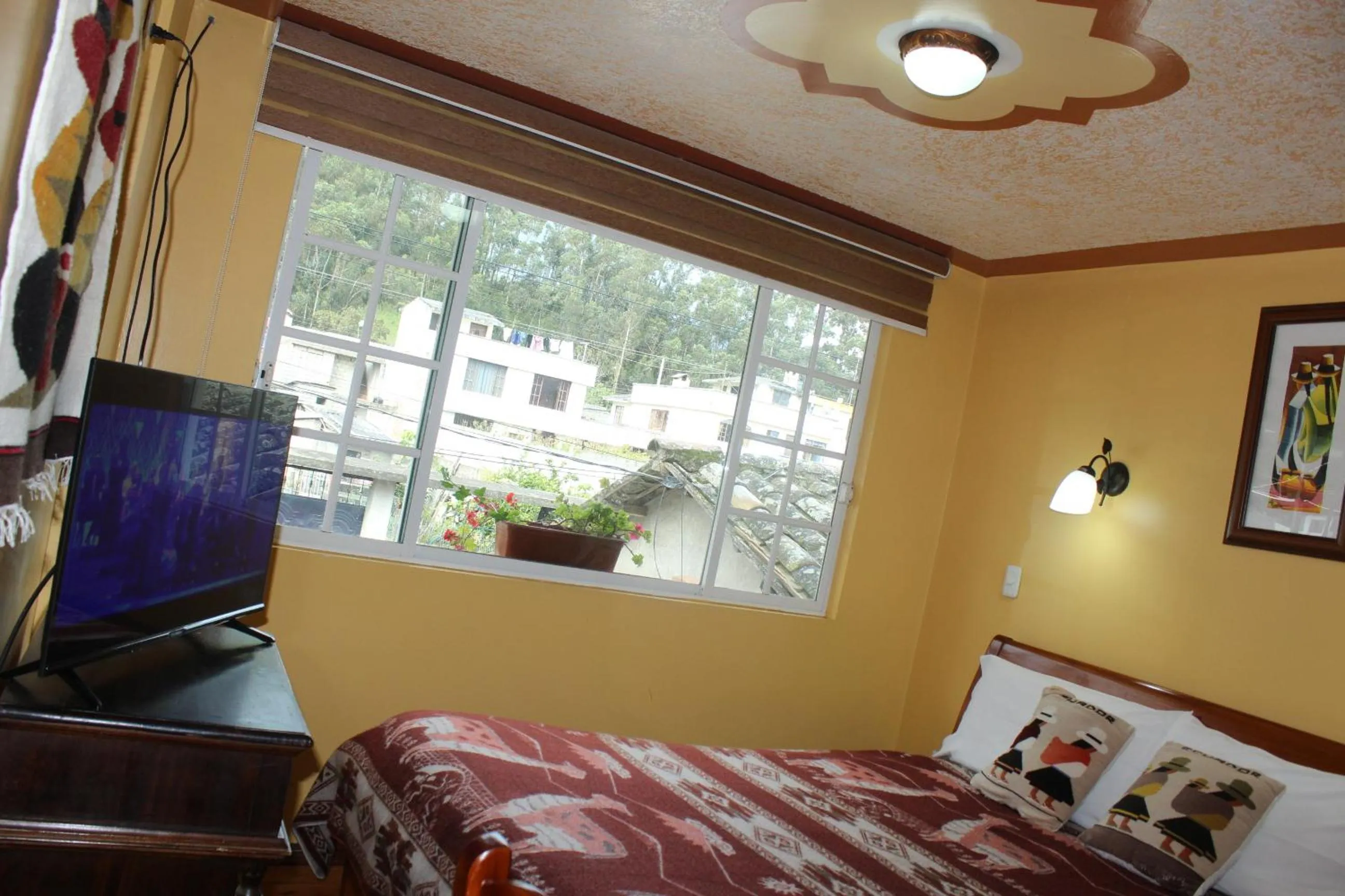 Mountain view, Bed in Casa de Luis