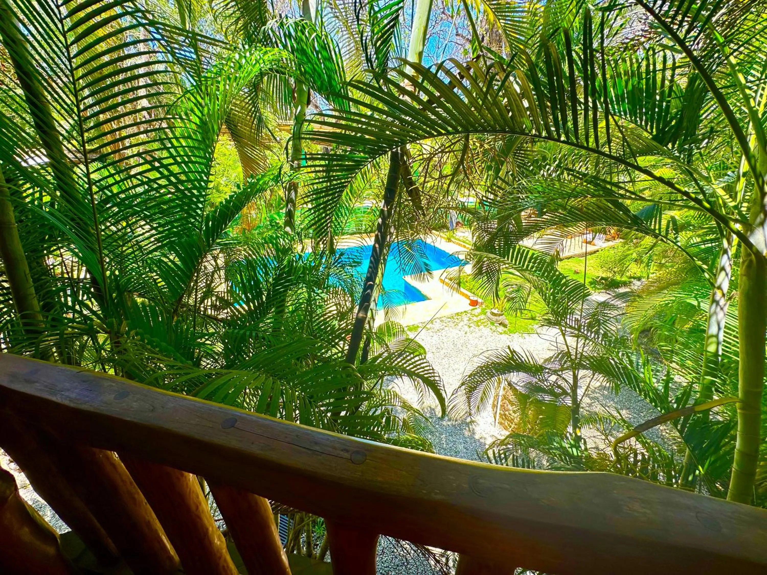 Pool view in Pacifica Surf Studios