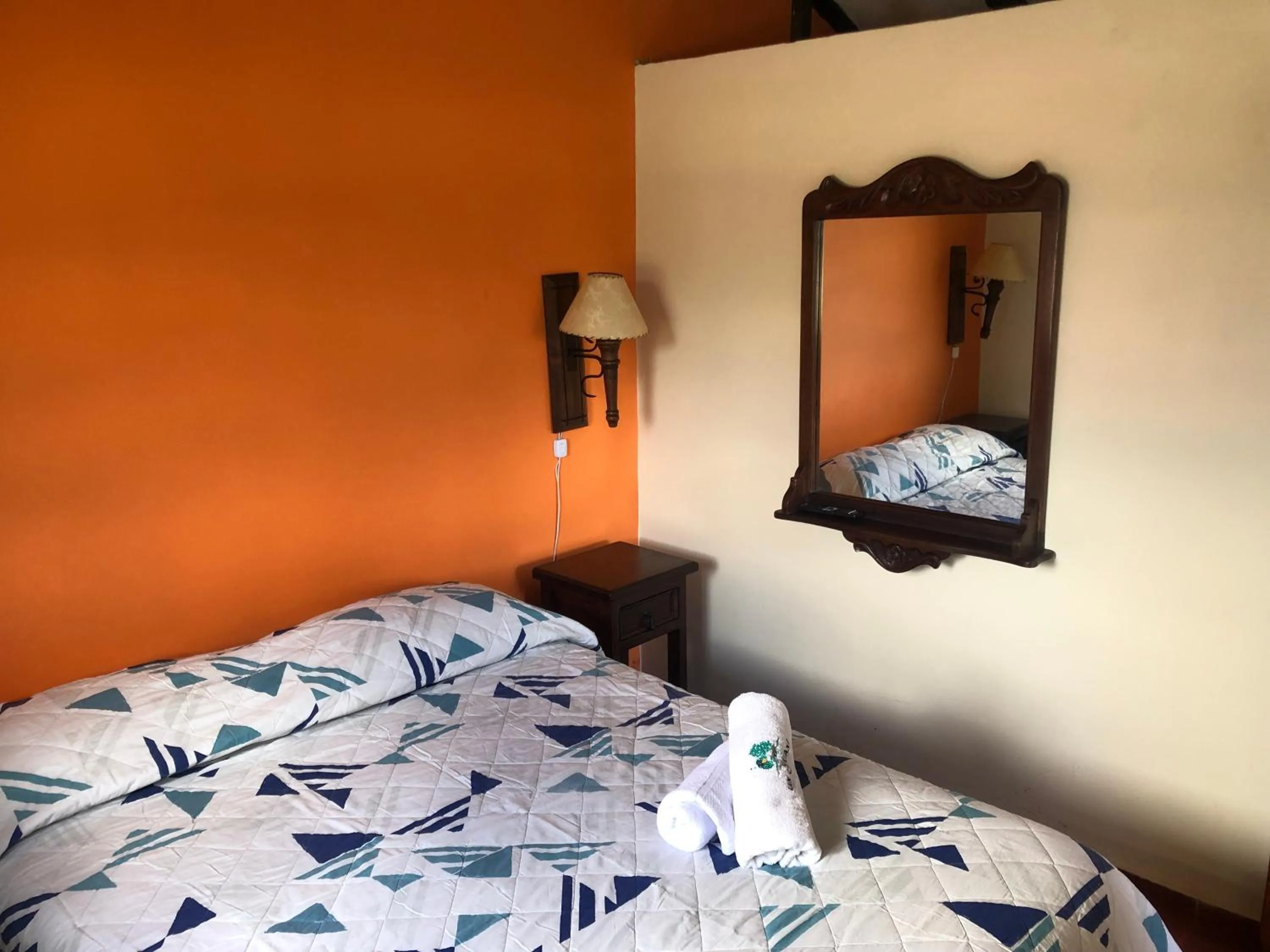 Bed in Hotel Cabañas San Cayetano
