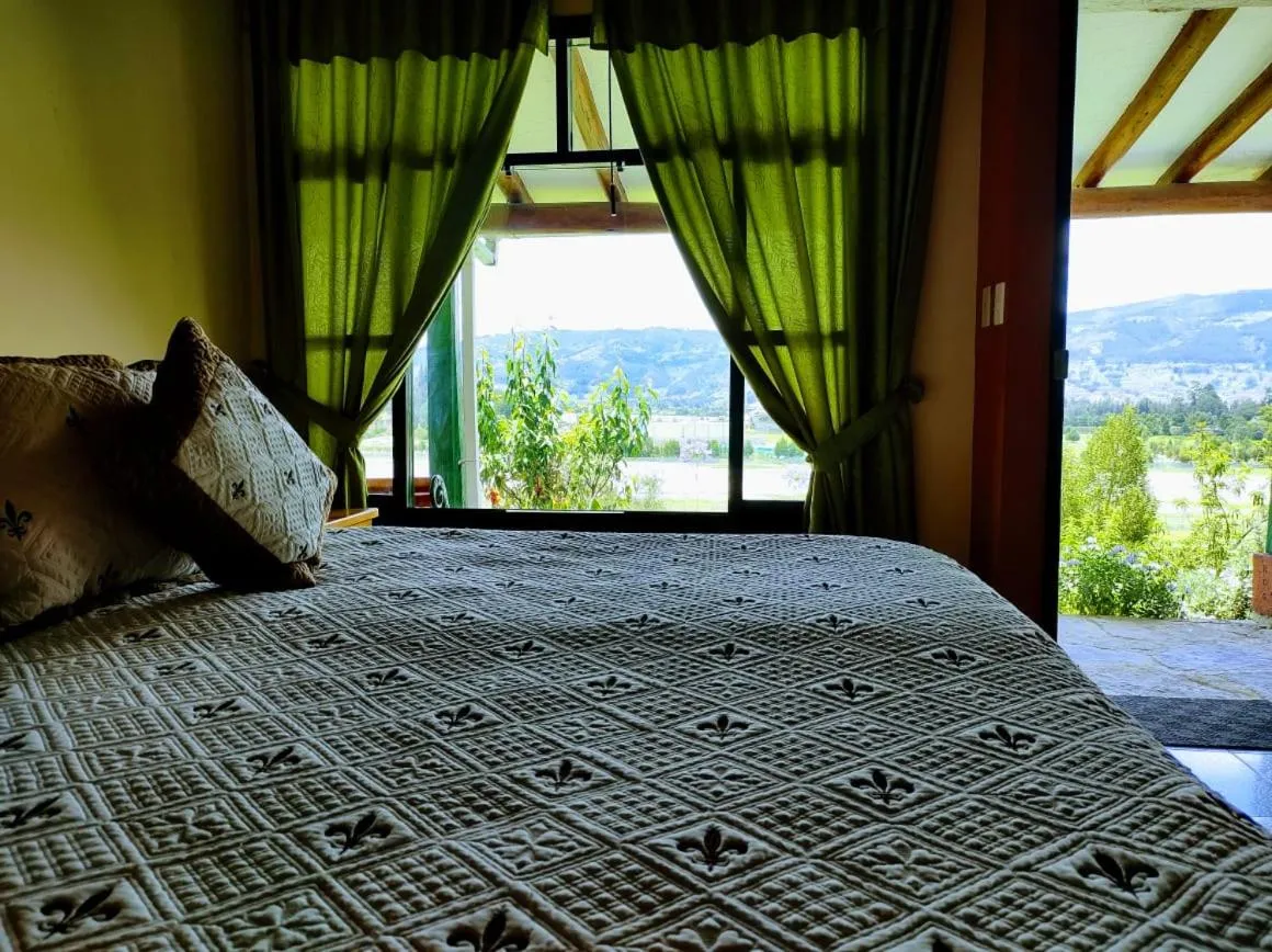 Bed in Hotel Cabañas San Cayetano