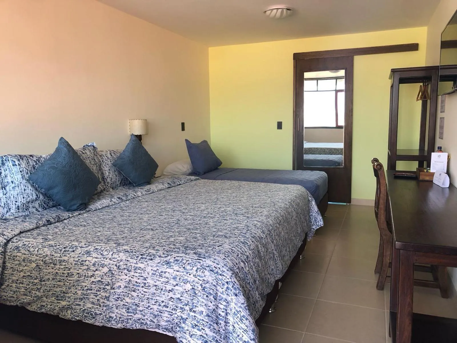 Bed in Hotel Cabañas San Cayetano