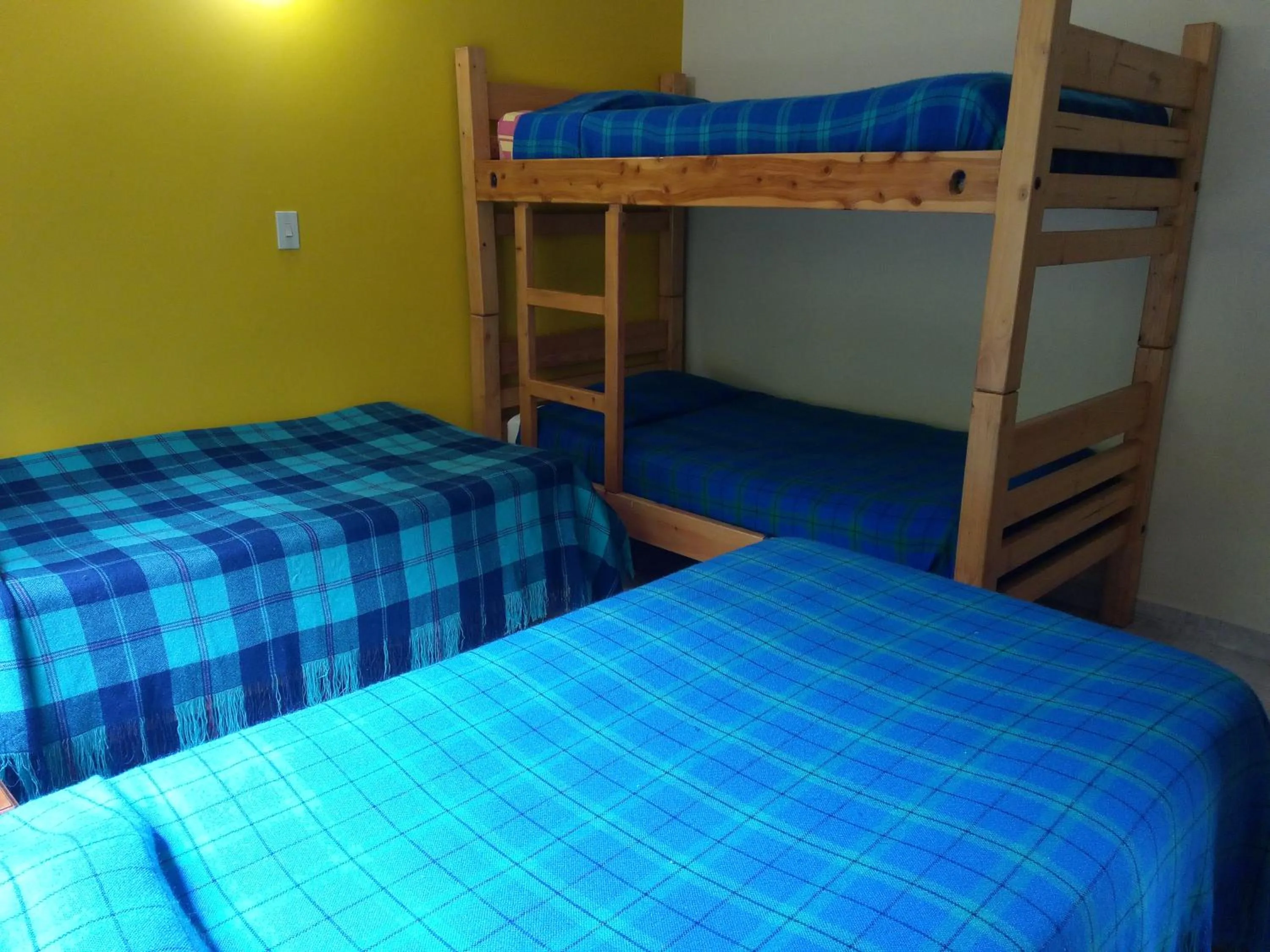 Bed in Hotel Cabañas San Cayetano