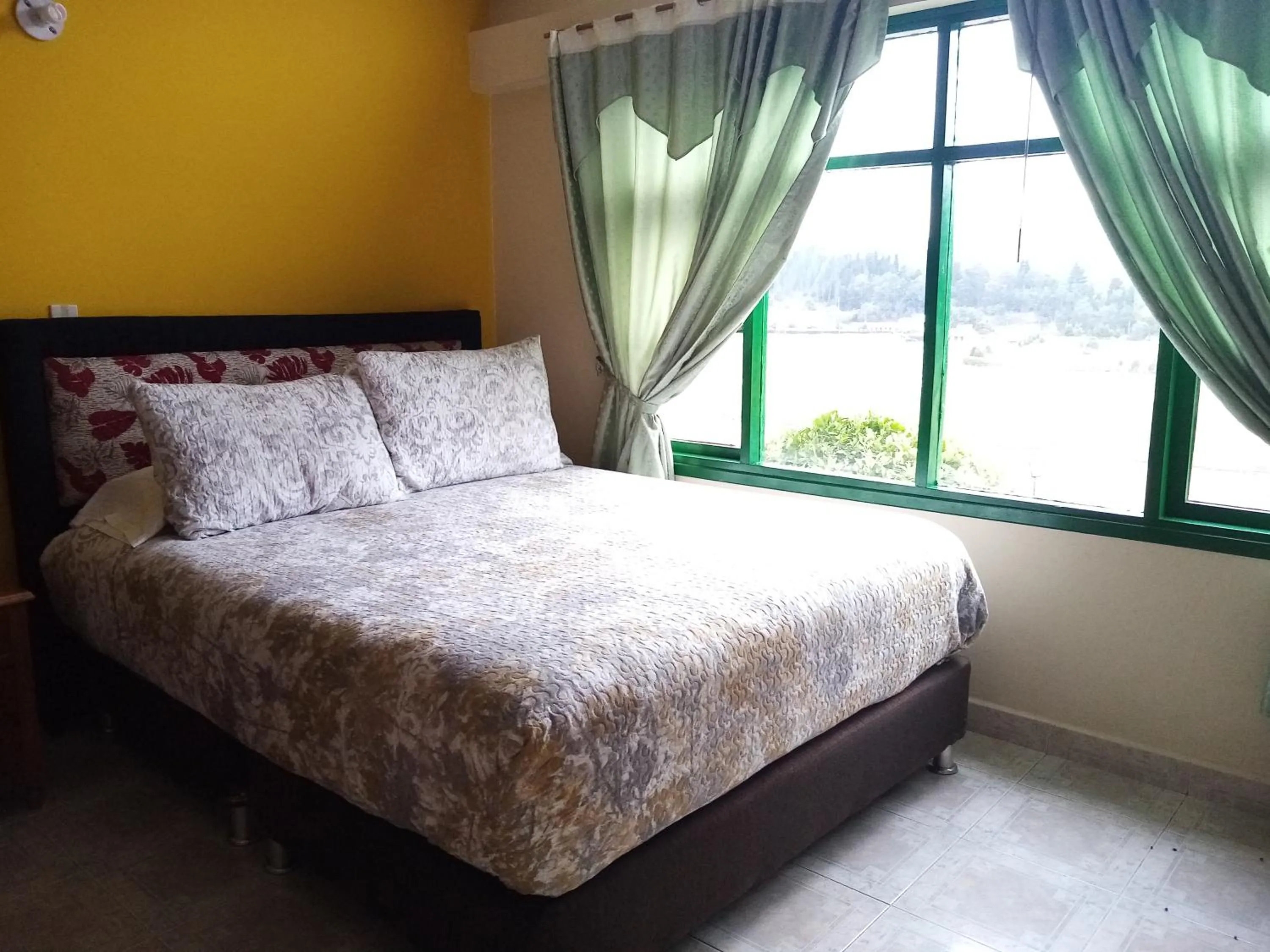 Bed in Hotel Cabañas San Cayetano