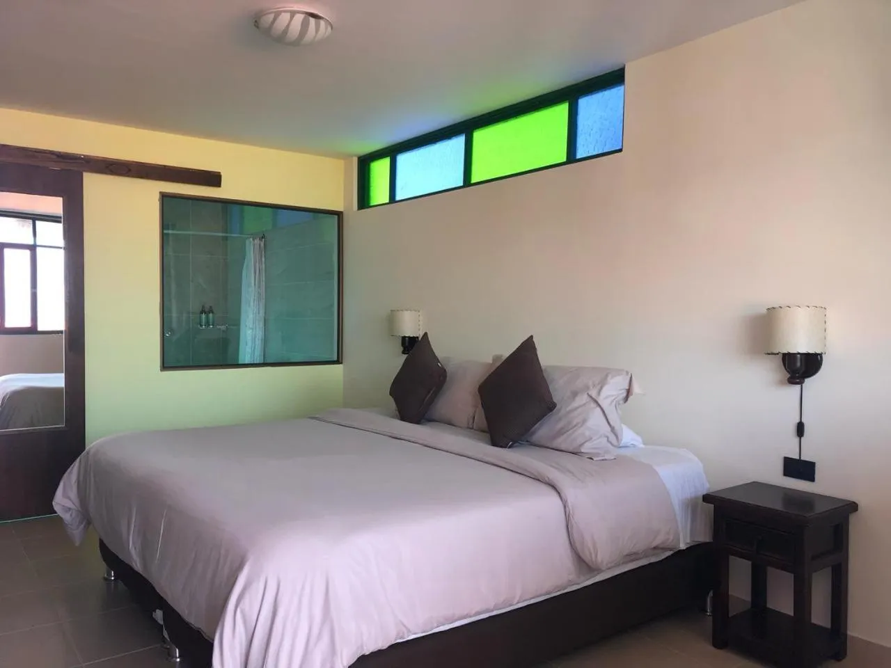 Bed in Hotel Cabañas San Cayetano