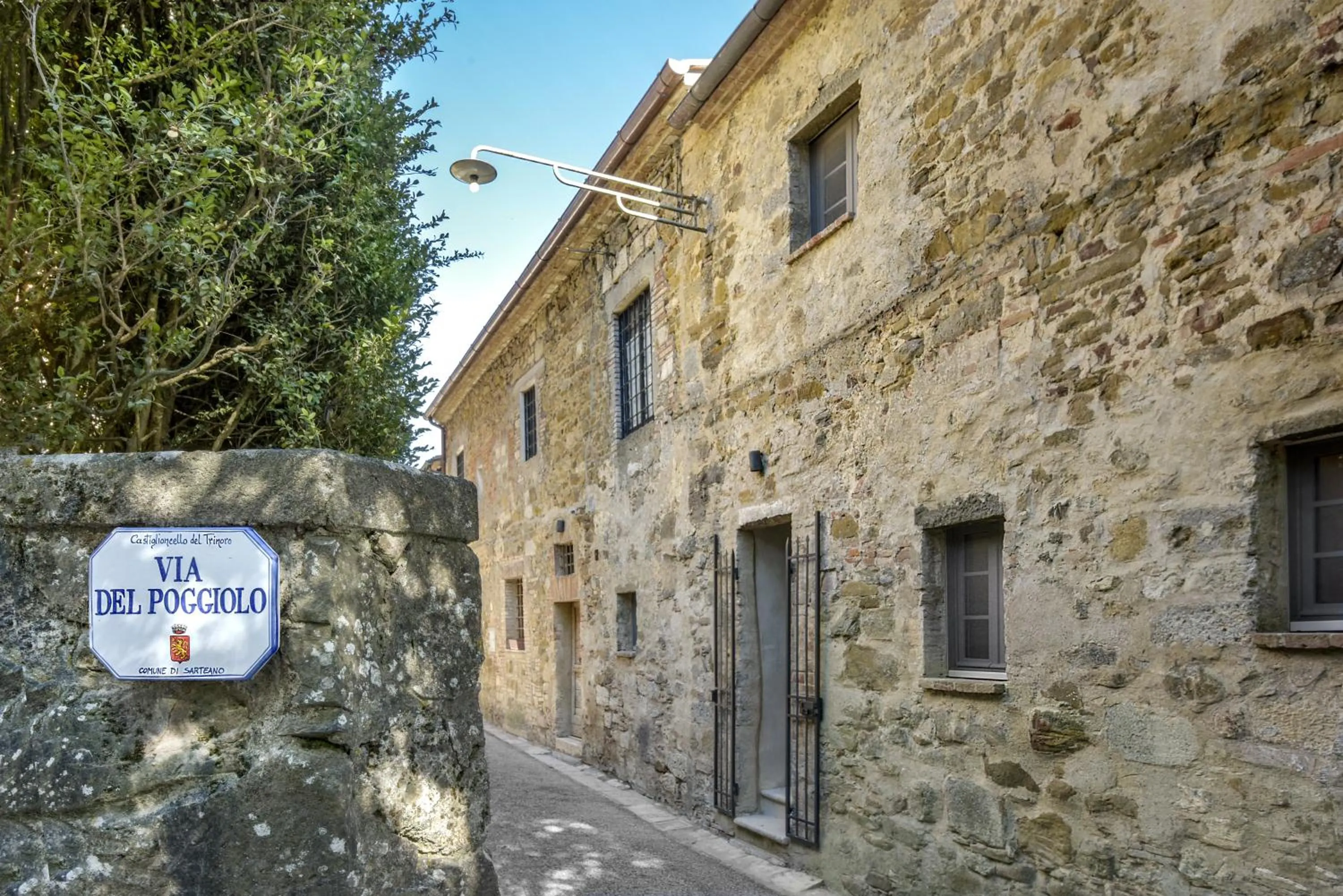 Street view in Monteverdi Tuscany