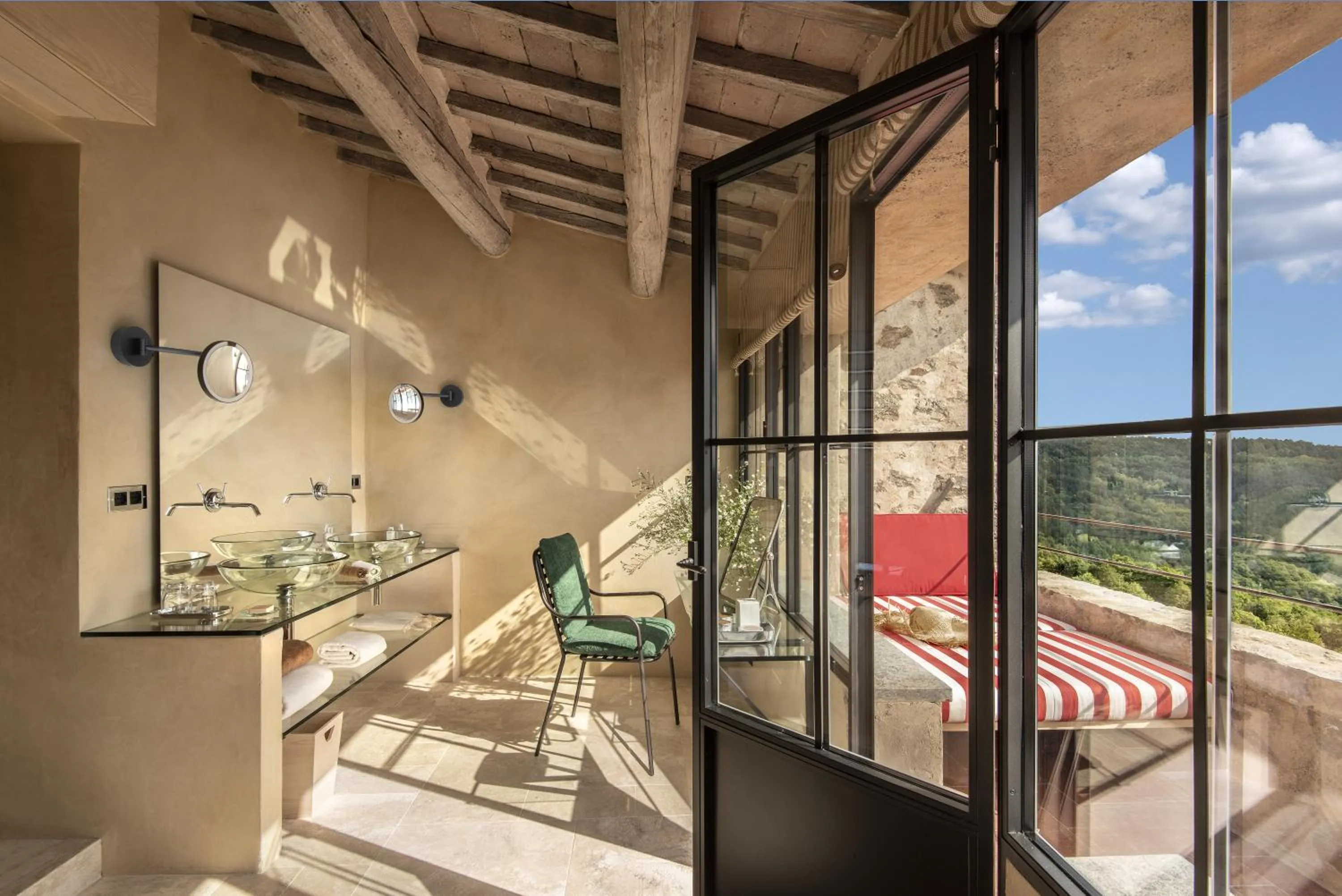 Bathroom in Monteverdi Tuscany