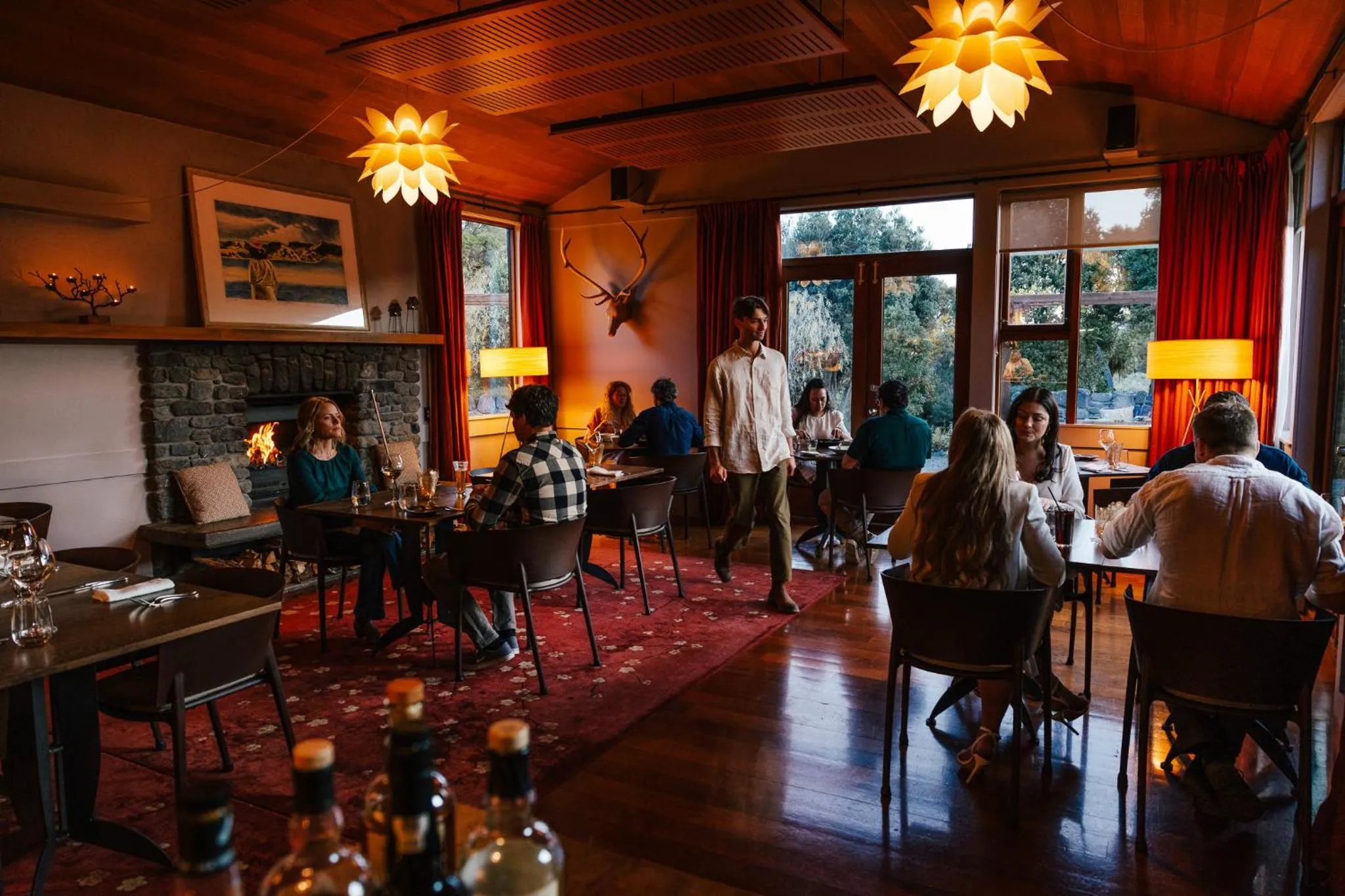 Restaurant/places to eat in Hapuku Lodge & Tree Houses