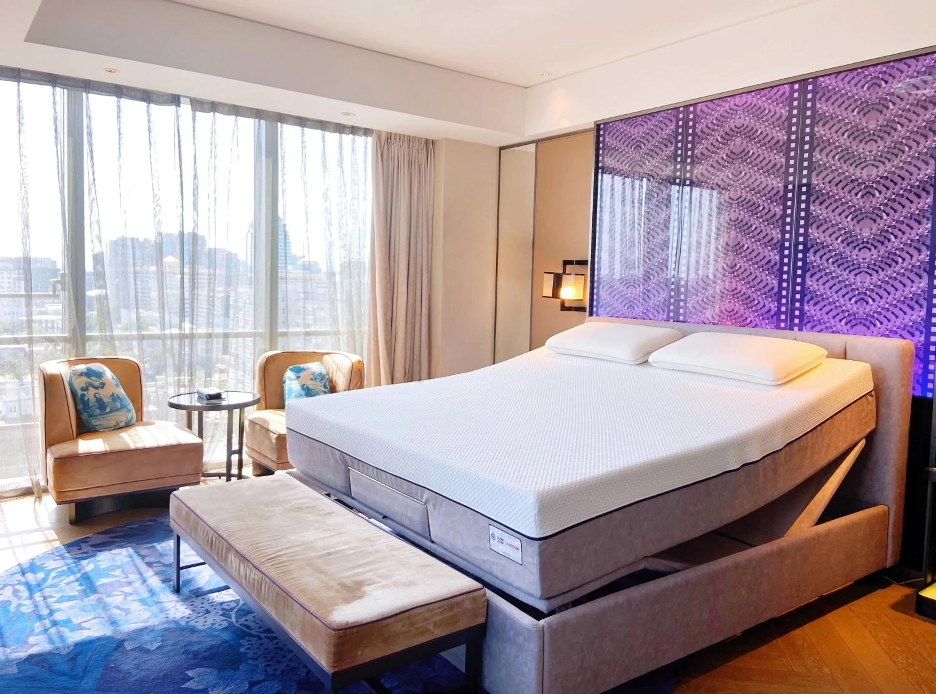 Bed in Sofitel Beijing Central